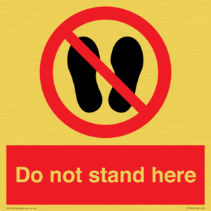 Do not stand here